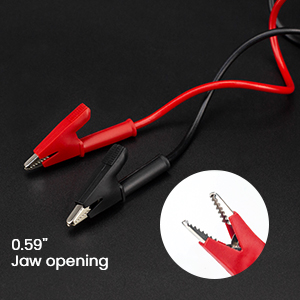 Jaw opening 0.39 in