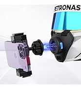 SOH Mingying Motorcycle Helmet Chin Strap Mount with Phone Holder, Helmet Chin Mount for iPhone 1...