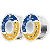 Essmetuin Tin Lead Rosin Core Solder Wire for Electrical Soldering, Circuit Board, DIY Home Appli...