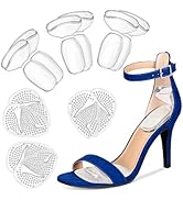 ONUEMP Heel Cushion Inserts and Metatarsal Pads for Women, 3 Pairs Heel Grips and 3 Pairs Ball of...