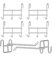 MVRPOWER Hooks for Wire Shelving, Multi-Purpose Durable Hanging Wire Shelving Hooks with Rubber C...
