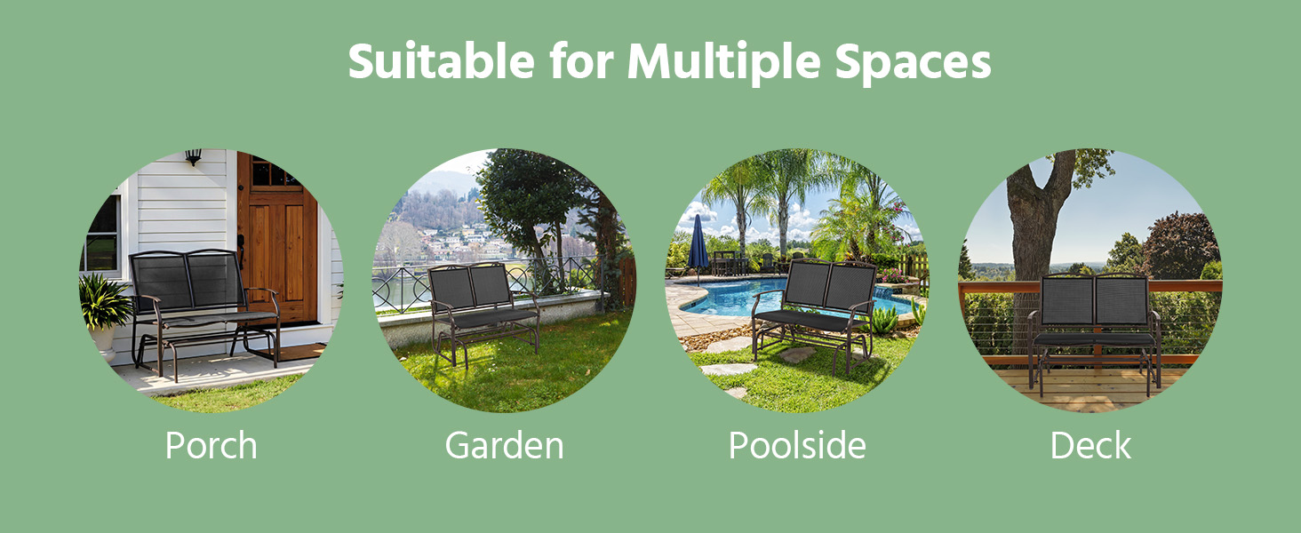 Double Swing Glider Chair