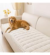 hyha Couch Covers for Dogs Washable, Non Slip Plush Dog Sofa Protectors, Fuzzy Pet Couch Covers f...