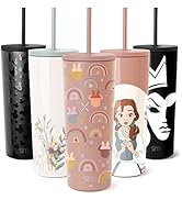 Simple Modern Disney Insulated Tumbler Cup with Flip Lid and Straw Lid | Gifts for Women Men Reus...
