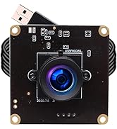ELP High Speed USB Camera 1080P Embedded Webcam Board with 100degree No Distortion Lens for Compu...