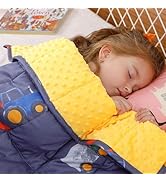 Uttermara Weighted Blanket 3 lbs, Ultra Cozy Minky Fleece and Cotton Sided with Cartoon Patterns,...