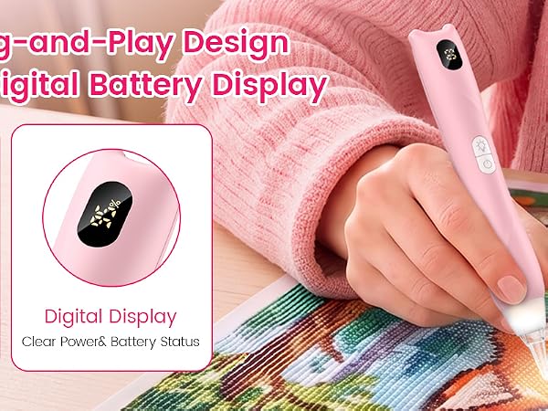 Electric Diamond Art Vacuum Pen