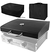 Griddle Hinged Lid w/ Temperature for Blackstone 22 inch Griddle, Table Top Griddle Hood, Grill C...