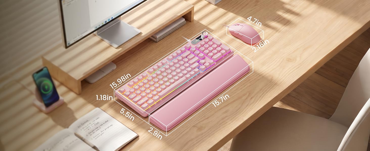 ergonomic keyboard and mouse