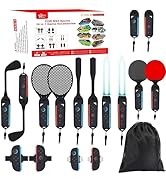 Switch 2 Sports Accessories Bundle for Nintendo Switch 2 (2025), 16-in-1 Family Sports Party Pack...