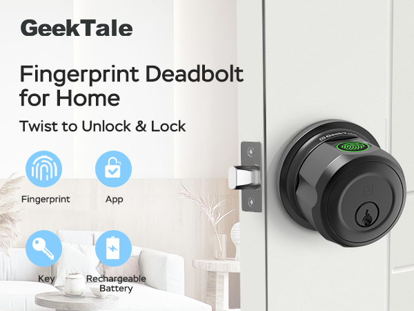 fingerprint deadbolt