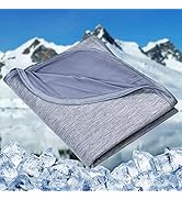 HOMFINE Cooling Blankets for Hot Sleepers - Summer Blanket Thin Lightweight Breathable Soft Doubl...
