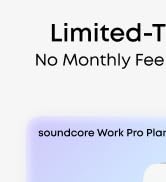 soundcore Work by Anker, Portable AI Voice Recorder, AI Transcription & Summarization, 6-Month Pr...
