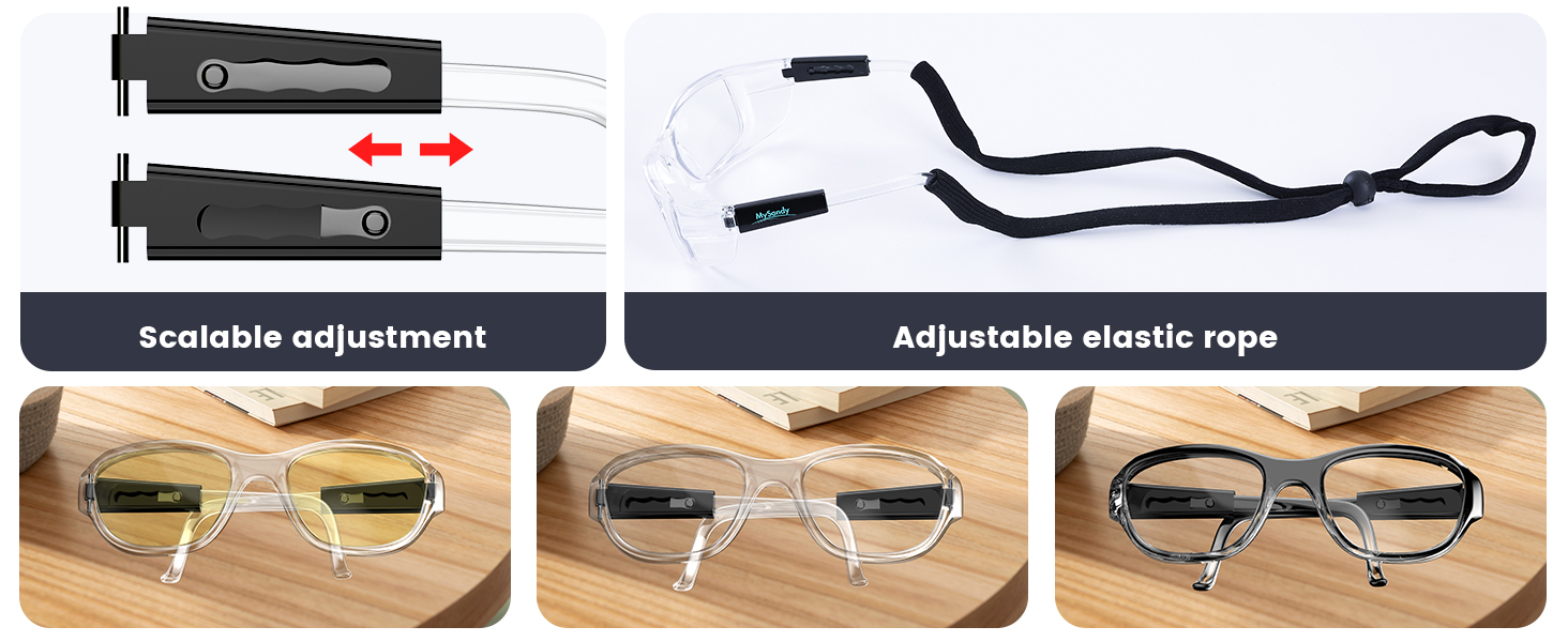 Safety Glasses - Scratch Resistant Wrap Around Eyewear,ANSI Z87.1 Impact Resistant Glasses