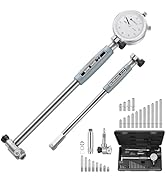 Neoteck Dial Bore Gauge with 0.7"-6"/0.0005" Measuring Range and 6" Measuring Depth Dial Bore Gau...