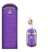 ECOOPRO Warm Weather Sleeping Bag - Portable, Waterproof, Compact Lightweight, Comfort with Compr...