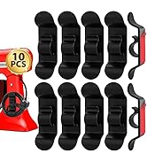 Jeymei Cord Organizer for Kitchen Appliances 10Pcs Black Cord Winder Cord Keeper Cord Holder Wrap...