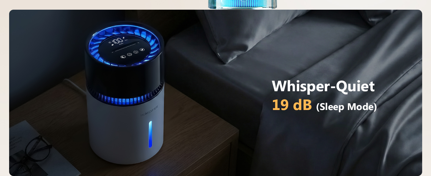 Mist-Free Evaporative Humidifier