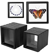 Linkstyle 10PCS 3D Floating Frame Display Stand, Transparent PE Floating Display Case, Challenge ...