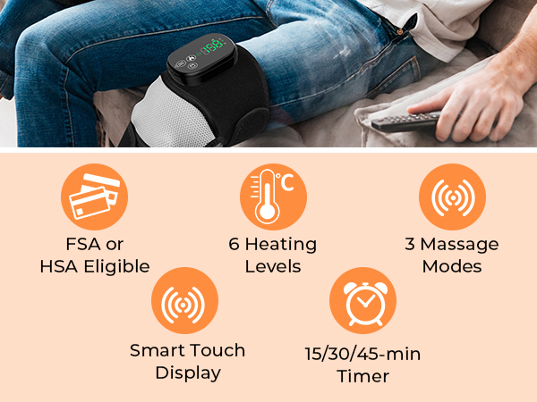 Cordless Heated Knee Massager