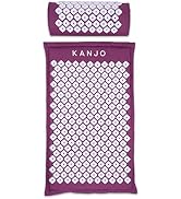 FSA HSA Eligible Kanjo Premium Acupressure Mat and Pillow Set for Back Pain Relief &amp; Neck Pain Re...