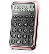 VEWINGL Desktop Calculator, 12 Digit HD Display with% Key, Metallic Vacuum-Plated Surface, Great ...