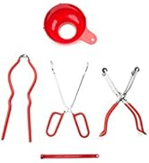 Fox Run Home Canning Tool Set 5-Piece Red