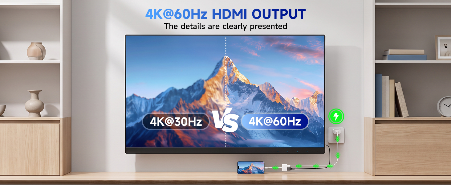 phone hdmi adapter to tv