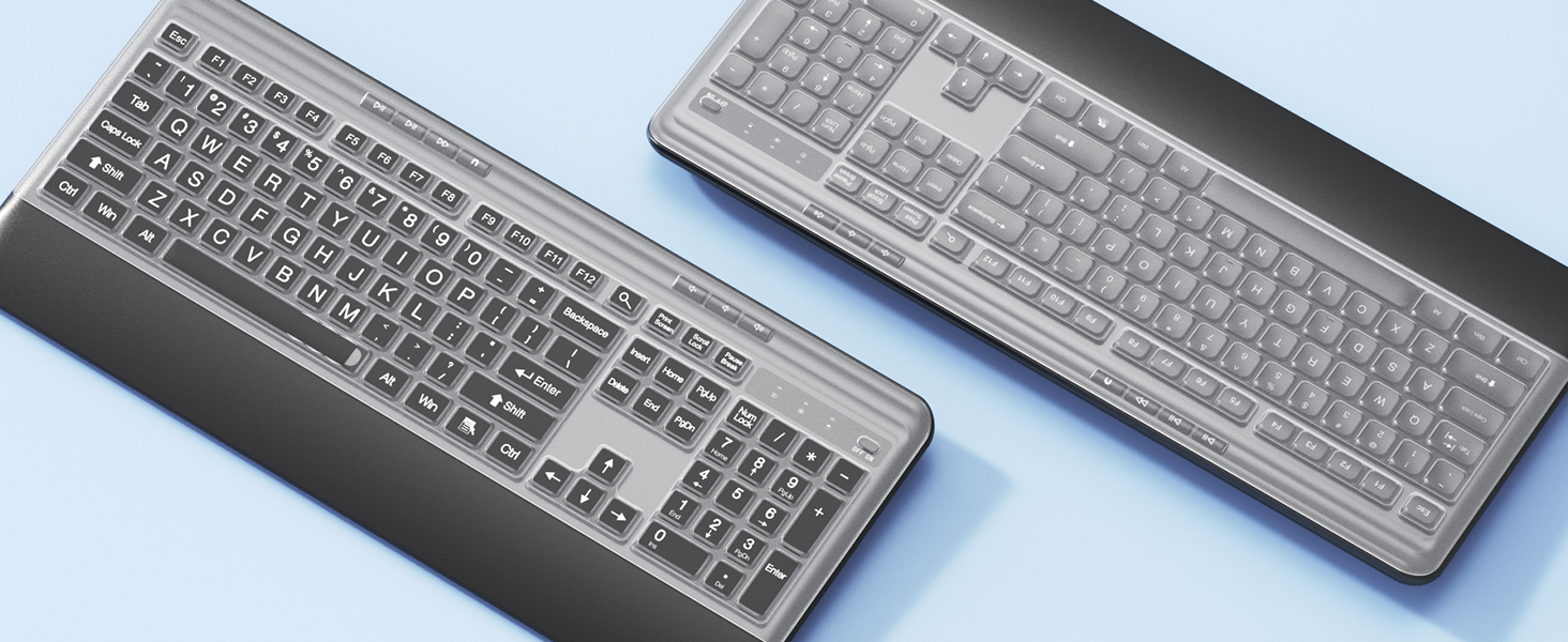 wireless keyboard and mouse cover