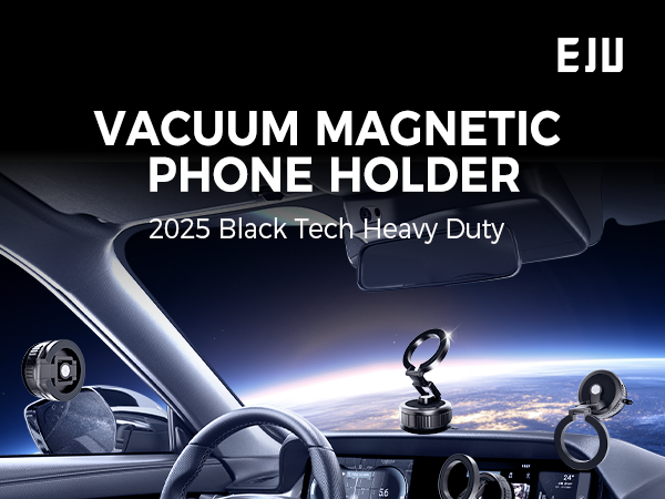 vacuum magnetic phone holder