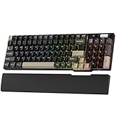 RK ROYAL KLUDGE RK96 RGB Limited Ed, 90% 96 Keys Wireless 3-Mode BT5.0/2.4G/USB-C Hot Swappable M...