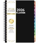 2026 Planner- Planner 2026 Weekly and Monthly, Jan.2026 - Dec.2026, 6.3"×8.4", Weekly &amp; Monthly P...