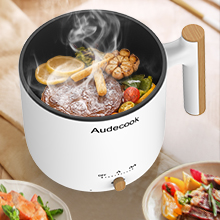 Audecook electric pot with steamer 1.8L multicooker