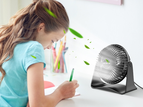 usb samll desk fan