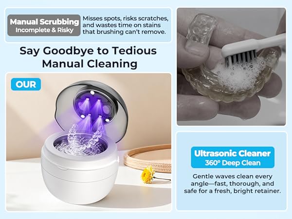 ultrasonic retainer cleaner machine