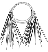 Aeelike Circular Knitting Needles Set, Stainless Steel Knitting Needles Round Knitting Needle Set...