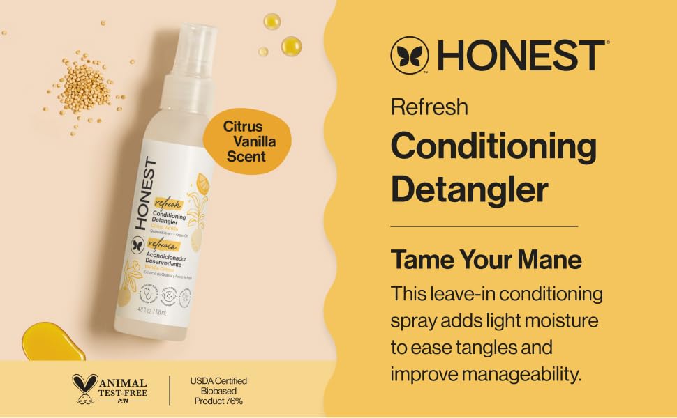 conditioning detangler gentle enough for baby&amp;#39;s skin + the whole family