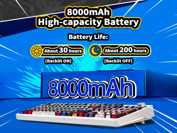 8000mAh Battery