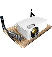 Zalumis Projector Shelf for Wall 12"x9", Wall Mount Shelf for Router, Projector, WiFi, Modem, Sol...