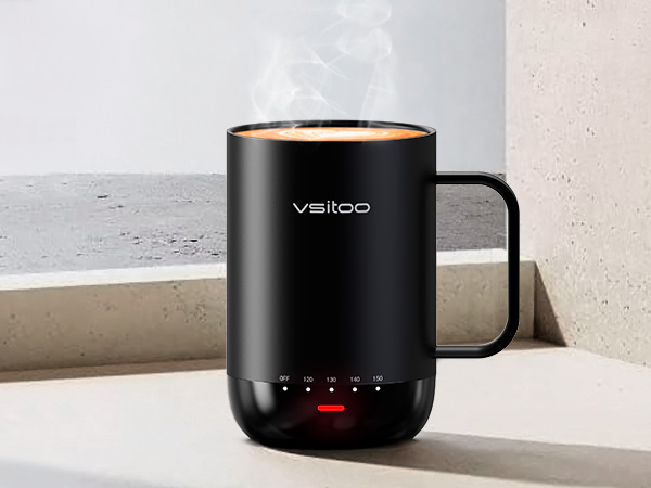 AI self heating mug