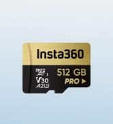 Insta360 512GB PRO microSDXC Memory Card, V30, A2, UHS-I, 90 MB/s Read/Write Speed