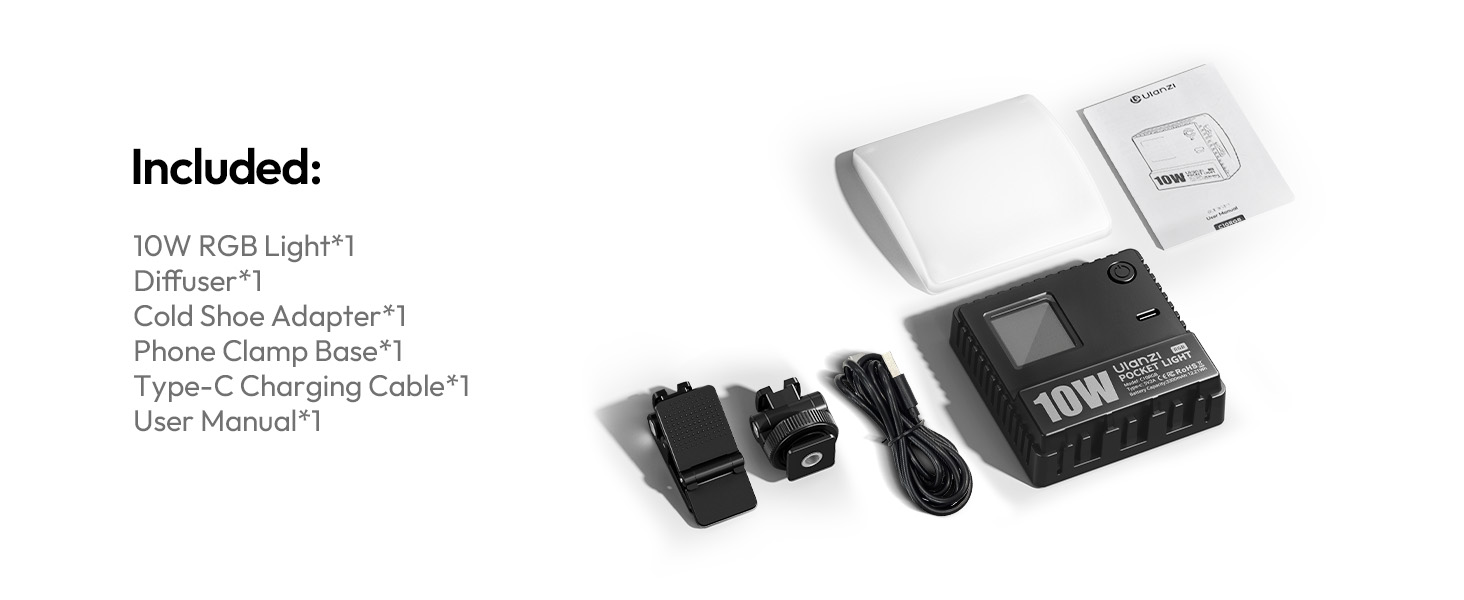 10WRGB LED Video Light