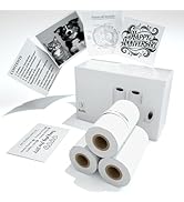 iDPRT Mini Thermal Sticker Paper - (57x25mm, 3.5m/Roll) for Instant Cameras Sticker Printer S1- R...