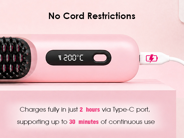 hair straightener brush