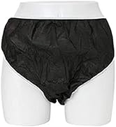 Disposable Underwear Pants Beauty Salon SPA Hotel Travel Convenient 50 Per Pack Elitzia (XL Black)