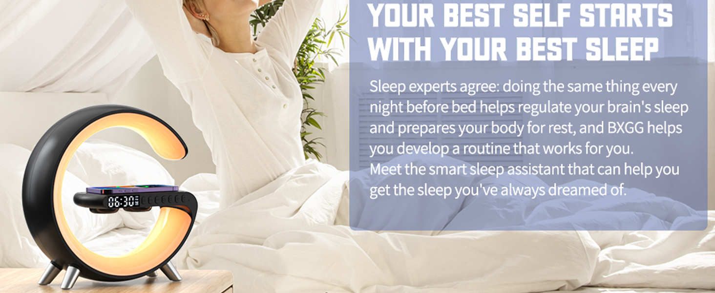 bedside clock with phone charger