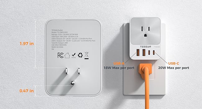Outlet Extender Surge Protector