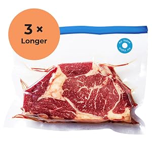 MuellerLiving Portable Vacuum Sealer vacuum-pack uncooked meat and leftovers