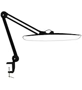 Bemelux LED Desk Lamp with Clamp, Dimming Task Lamp for Reading Desktop Office Workbench Table Ar...