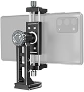 Leaplumin 360° Metal Phone Tripod Mount 2 Cold Shoes &amp; Arca Port,Phone Holder Stand with 4 * 1/4"...